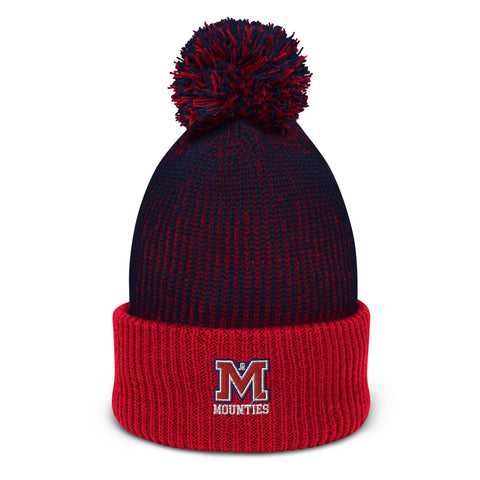 Jr Mounties Pom-Pom Beanie