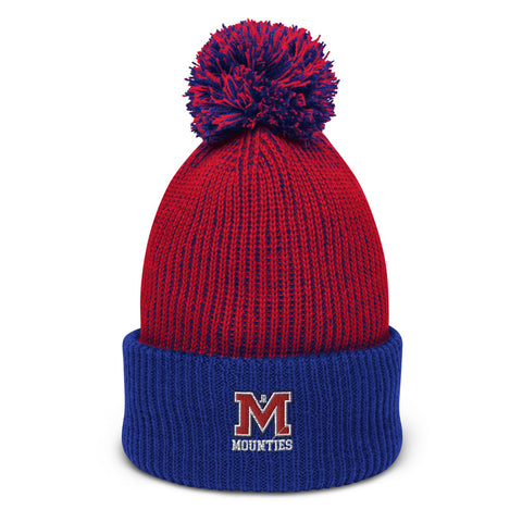 Jr Mounties Pom-Pom Beanie
